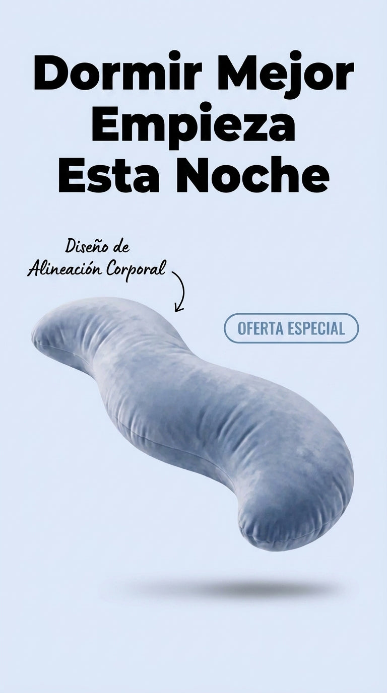 Almohada Corporal Snuggi™ | Alineación en S y Alivio Total