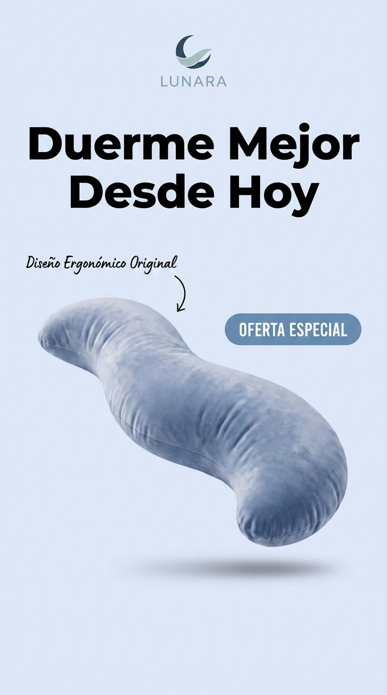 Almohada Ergonómica Snuggi Lunara® - Alineación y Alivio al Dormir