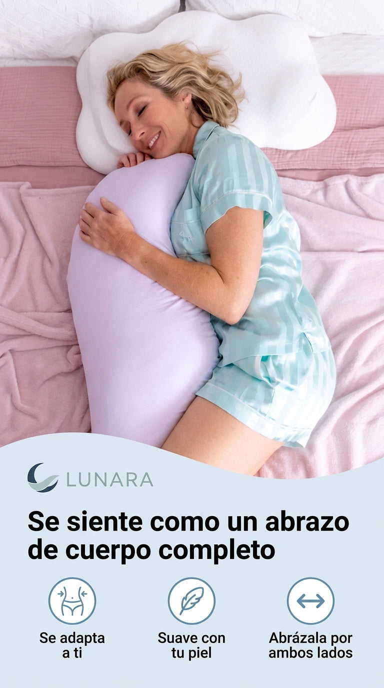Almohada Ergonómica Snuggi Lunara® - Alineación y Alivio al Dormir