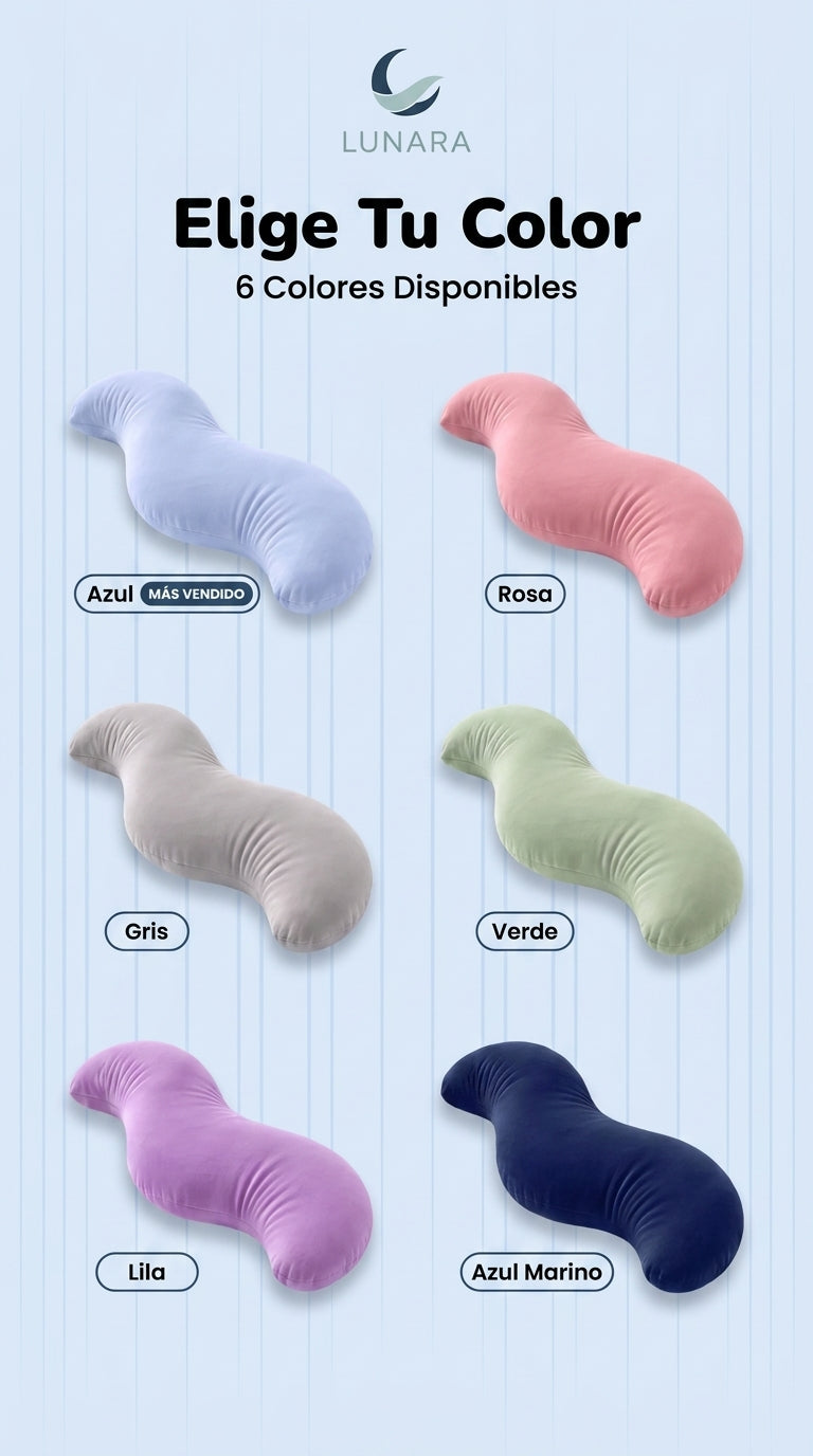 Almohada Corporal Snuggi™ | Alineación en S y Alivio Total