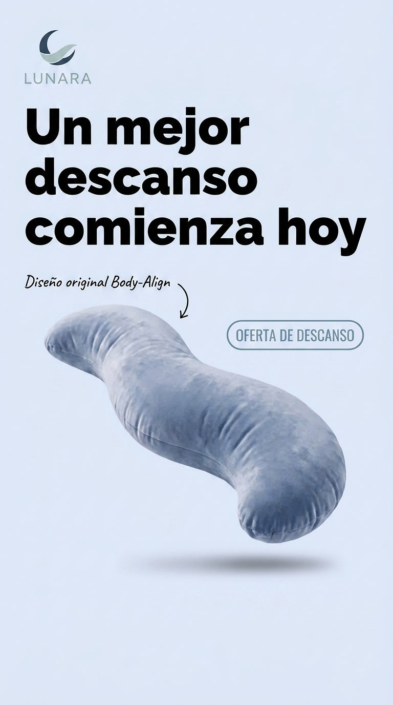 Almohada Corporal Snuggi™ | Alineación en S y Alivio Total