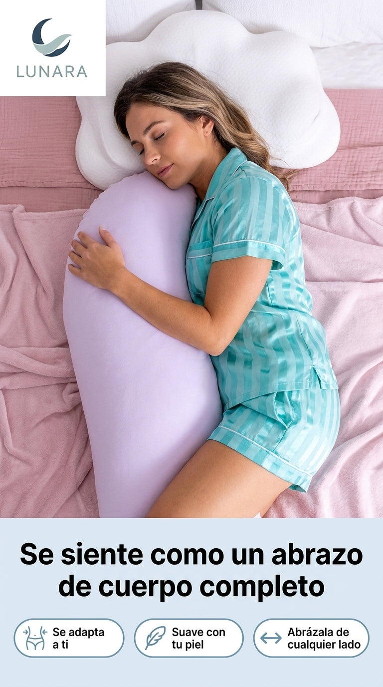 Almohada Corporal Snuggi™ | Alineación en S y Alivio Total